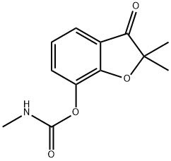3-酮基呋喃丹 结构式