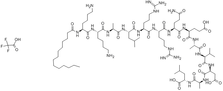 AUTOCAMTIDE-2-RELATED INHIBITORY PEPTIDE 结构式