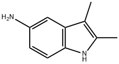 2,3-二甲基-1H-吲哚-5-胺 结构式