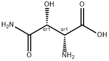 3-hydroxyasparagine 结构式