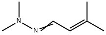 3-Methyl-2-butenal dimethyl hydrazone 结构式