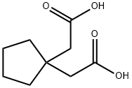 1,1-环戊烷二乙酸 结构式