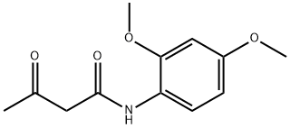 2',4'-二甲氧基乙酰乙酰苯胺 结构式