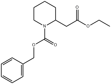 N-CBZ-2-哌啶乙酸乙酯 结构式