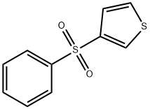 3-(苯磺酰基)噻吩 结构式