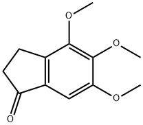 4,5,6-三甲氧基-2,3-二氢-1H-茚-1-酮 结构式