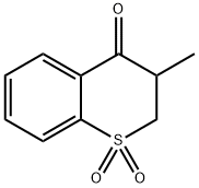 3,4-Dihydro-3-methyl-4-oxo-2H-1-benzothiopyran 1,1-dioxide 结构式