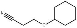 3-(cyclohexyloxy)propiononitrile 结构式