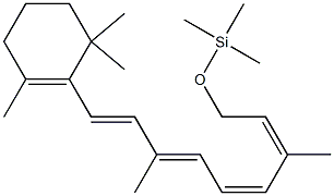 视黄氧基三甲基硅烷 结构式