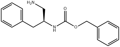 [(S)-1-(氨甲基)-2-苯基乙基]-甲酸苄酯 结构式