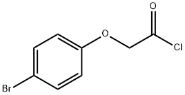 (4-溴苯氧基)乙酰氯 结构式