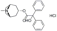 二苯乙醇酸莨菪酯盐酸盐 结构式