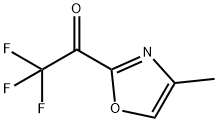 Ethanone, 2,2,2-trifluoro-1-(4-methyl-2-oxazolyl)- (9CI) 结构式