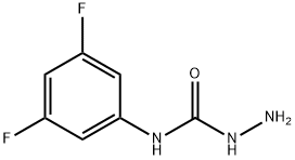 3-氨基-1-(3,5-二氟苯基)脲 结构式