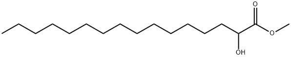 2-羟基十六烷酸甲酯 结构式
