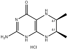 6,7-DIMETHYLTETRAHYDROPTERIN HYDROCHLORIDE 结构式