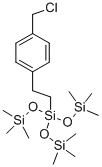 氯甲基苯乙基三(三甲基硅氧基)硅烷 结构式