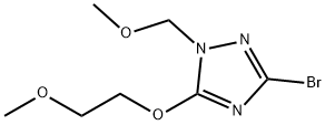 3-溴-5-(2-甲氧基乙氧基)-1-(甲氧基甲基)-1,2,4-1H-三氮唑 结构式