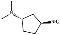 (1S,3S)-N1,N1-二甲基环戊烷-1,3-二胺 结构式