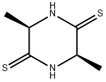 2,5-Piperazinedithione,3,6-dimethyl-,(3R-cis)-(9CI) 结构式