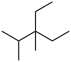 3-乙基-2,3-二甲基戊烷 结构式