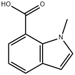 1 -甲基- 1H -吲哚- 7 -羧酸 结构式