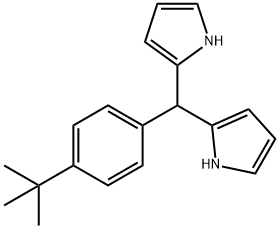 ALPHA-(4-叔-丁基苯基)二(2-吡咯基)甲烷 结构式