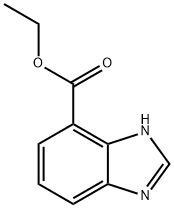 苯并咪唑-4-羧酸乙酯 结构式