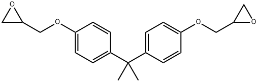2,2-双-(4-甘胺氧苯)丙烷 结构式