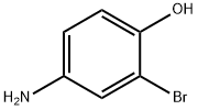 4-氨基-2-溴苯酚 结构式