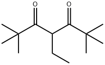 3,5-Heptanedione, 4-ethyl-2,2,6,6-tetramethyl- 结构式