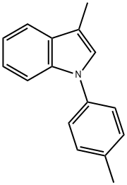 3-methyl-1-(4-methylphenyl)-1H-indole 结构式