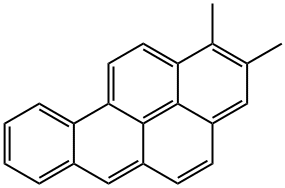 1,2-Dimethylbenzo[a]pyrene 结构式