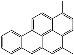 1,4-Dimethylbenzo[a]pyrene 结构式
