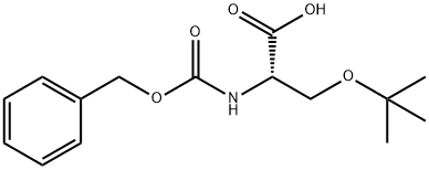N-苄氧羰基-O-叔丁基-L-丝氨酸 结构式
