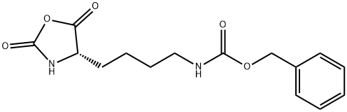 N6-苄氧羰基-L-赖氨酸环内酸酐 结构式