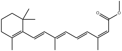 methyl (2Z,4E,6Z,8Z)-3,7-dimethyl-9-(2,6,6-trimethyl-1-cyclohexenyl)no na-2,4,6,8-tetraenoate 结构式