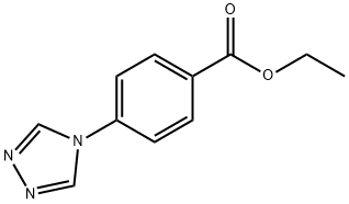 4-(4H-1,2,4-TRIAZOL-4-YL)-BENZOIC ACID, ETHYL ESTER 结构式