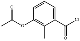 3-乙酰氧基-2-甲基苯甲酰氯 结构式