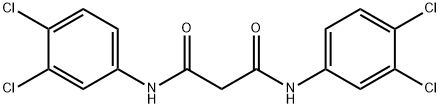 N,N''-BIS-(3,4-DICHLORO-PHENYL)-MALONAMIDE 结构式