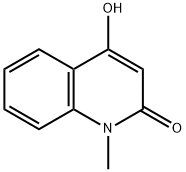 4-羟基-N-甲基-2-喹啉 结构式