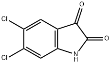 5,6-二氯-1H-吲哚-2,3-二酮 结构式