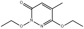 2,6-Diethoxy-5-methyl-3(2H)-pyridazinone 结构式