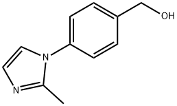 [4-(2-甲基咪唑-1-基)苯基]甲醇 结构式
