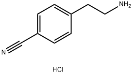 对氰基苯乙胺盐酸盐 结构式