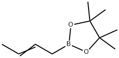 2-(2-丁烯-1-YL)-4,4,5,5-四甲基-1,3,2-二氧硼杂环戊烷 结构式