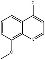 4-氯-8-甲氧基喹啉 结构式
