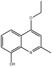 4-乙氧基-2-甲基喹啉-8-醇 结构式