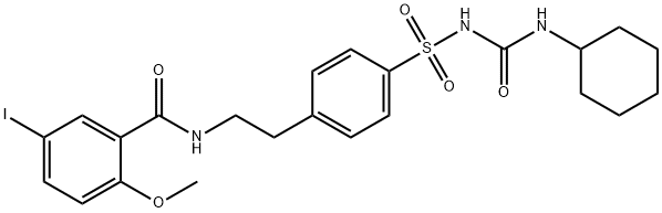 iodoglibenclamide 结构式
