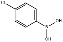 4-氯苯硼酸 结构式